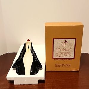 Demdaco Small Penguin Dish The Nature of Christmas Brand New